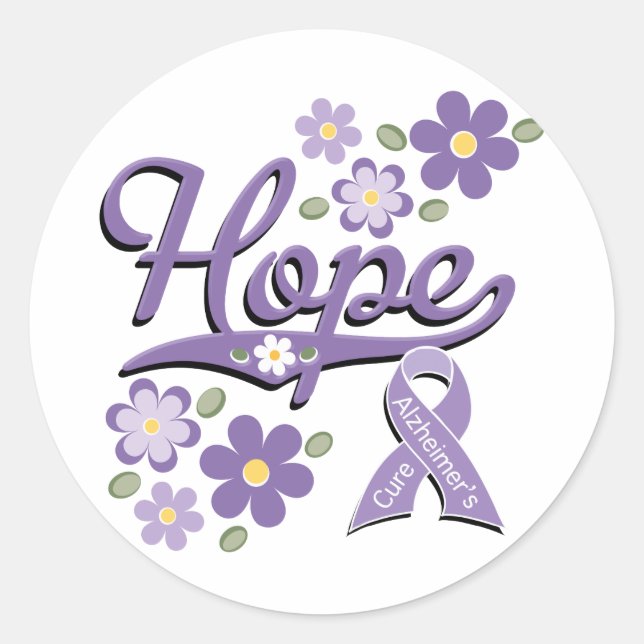 Hope Alzheimer's Stickers (Front)