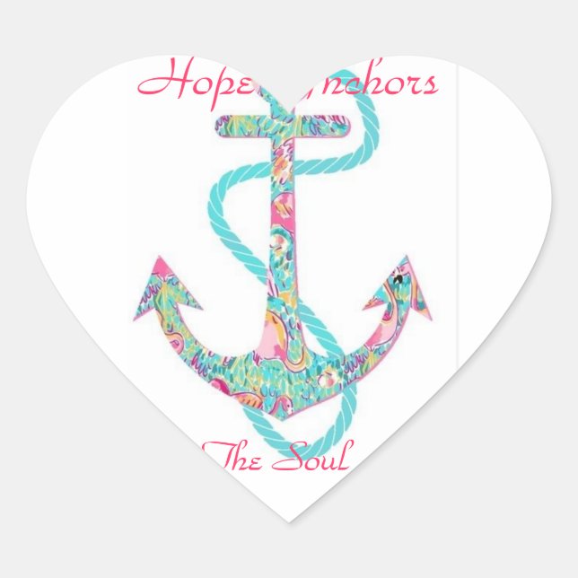 Hope Anchors The Soul sticker (Front)