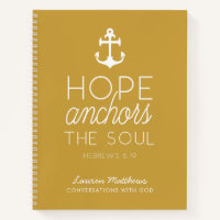 Hope Ancre le Soul Scripture Journal | Or