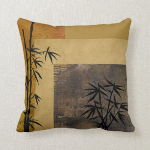 Hope and Bamboo Throw Pillow