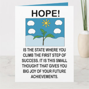 Hope And Inspiration Motivational Card