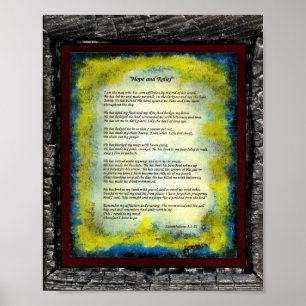 Hope and Relief Poster