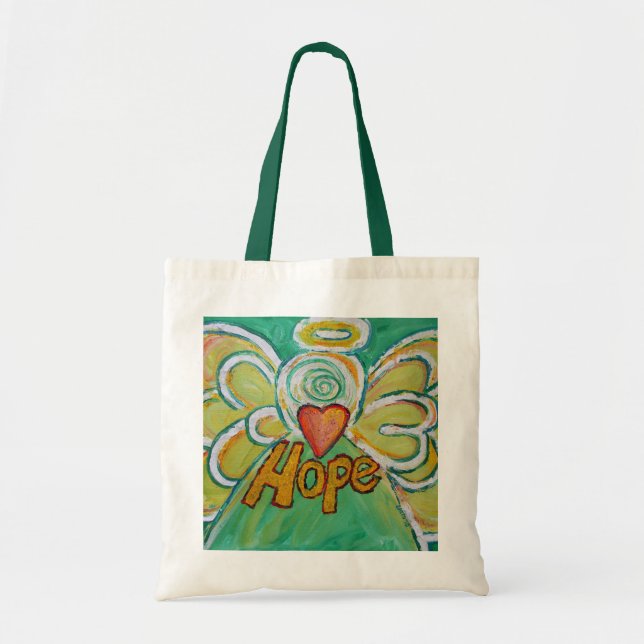 Hope Angel Word Art Sac Totes (Devant)