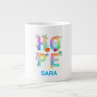 Hope Artistic Positive Motivational Inspirational Large Coffee Mug