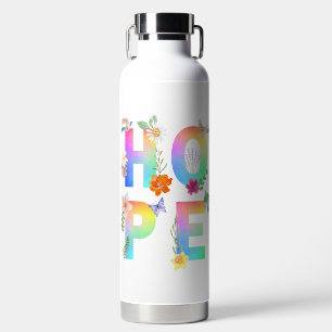 Hope Artistic Positive Motivational Inspirational Water Bottle