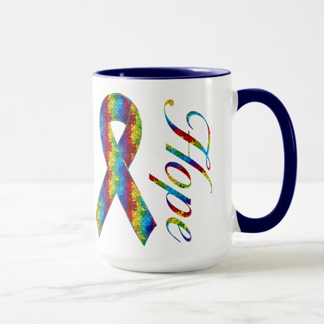 HOPE Autism Ringer Mug (Right)