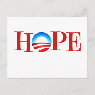 HOPE Barrack Obama Postcard