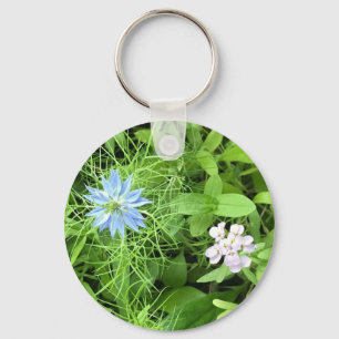 Hope Basic Button Keychain
