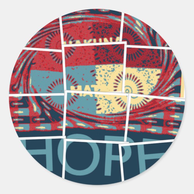 Hope Be The Miracle Beautiful Lovely Inspirational Classic Round Sticker (Front)