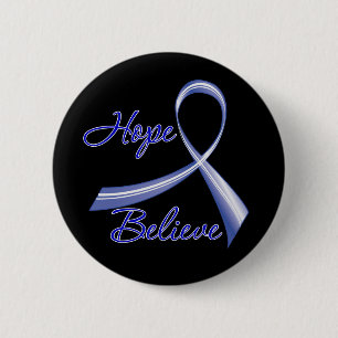 Hope Believe Colon Cancer 2 Inch Round Button