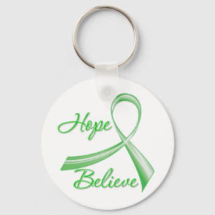 Hope Believe Traumatic Brain Injury Keychain
