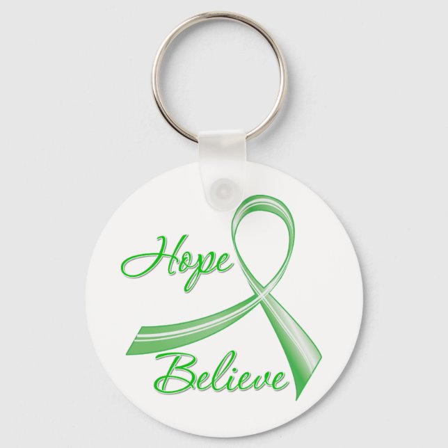 Hope Believe Traumatic Brain Injury Keychain (Front)