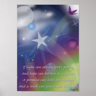 Hope believes in the dream poster