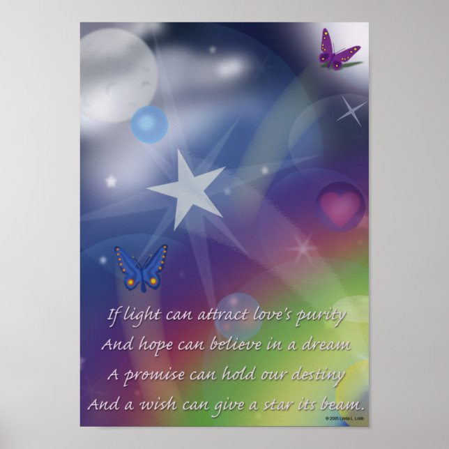 Hope believes in the dream poster (Front)
