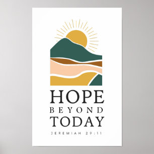 Hope Beyond Today Christian Wall Art