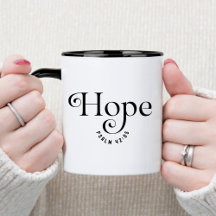 Hope Bible Verse Christian Coffee Mug