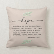 Hope Bible Verse from Jeremiah 29:11