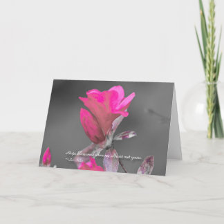 Hope blossomed when my Heart... Card