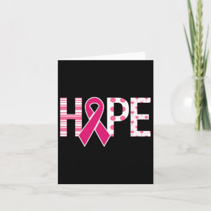 Hope Breast Cancer Awareness Support 1 Card