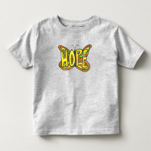Hope Butterfly Inspirational Word Art Custom Shirt
