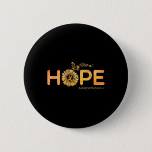 Hope Butterfly Multiple Sclerosis Awareness Gifts 2 Inch Round Button