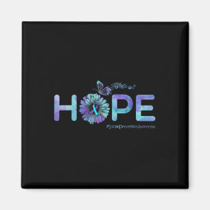 Hope Butterfly Suicide Prevention Awareness Gifts  Magnet