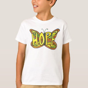 Hope Butterfly Word Art Inspirational Custom Shirt