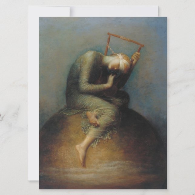 Hope (by George Frederick Watts) Card (Front)
