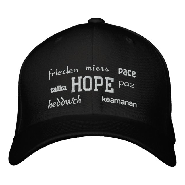 Hope - Casquette brodé (Devant)