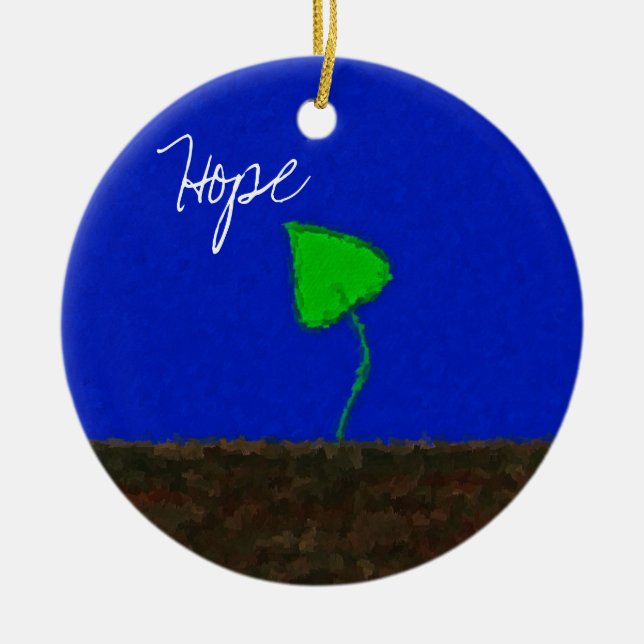 HOPE CERAMIC ORNAMENT (Front)