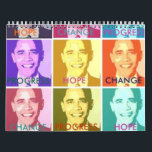 HOPE & CHANGE CALENDAR - Customized<br><div class="desc">HOPE AND CHANGE CALENDAR FEATURES BARACK OBAMA BY funny_tshirt</div>