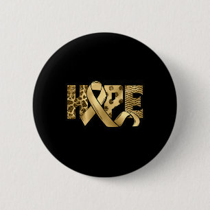 Hope Childhood Cancer Awareness Month September Go 2 Inch Round Button