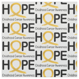 Hope: Childhood Cancer Fabric