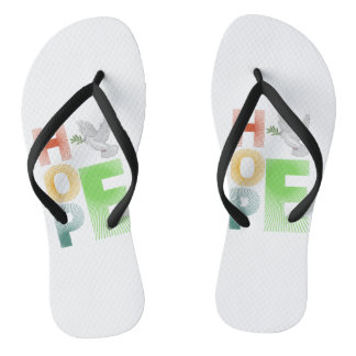 Hope - Christian Faith Inspirational Flip Flops