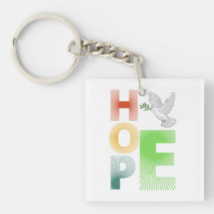 Hope - Christian Faith Inspirational Keychain
