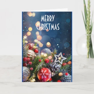 HOPE CHRISTMAS IS BRIGHT/NEW YEAR A DELIGHT HOLIDA HOLIDAY CARD