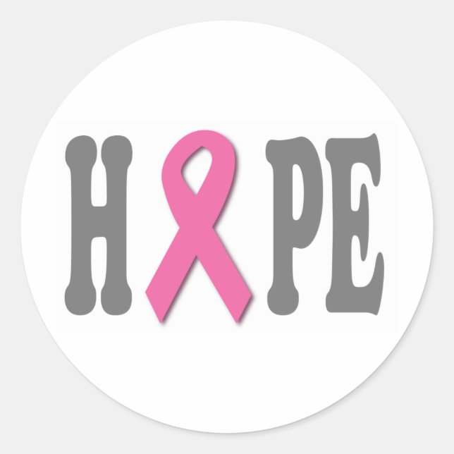 HOPE CLASSIC ROUND STICKER (Front)