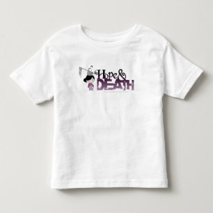 "Hope & Death" design: logo and character combo. Toddler T-shirt