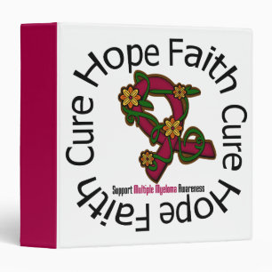 Hope Faith Cure Multiple Myeloma Awareness Binder