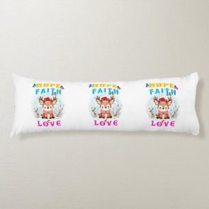 Hope Faith Love Body Pillow