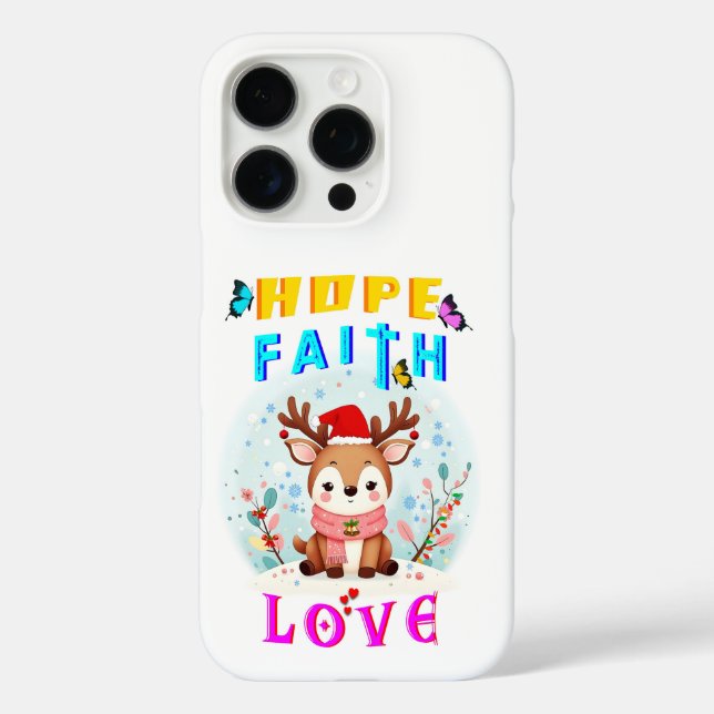 Hope Faith Love Case-Mate iPhone Case (Back)