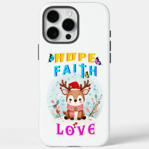 Hope Faith Love iPhone 16 Pro Max Case