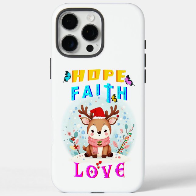 Hope Faith Love Case-Mate iPhone Case (Back)