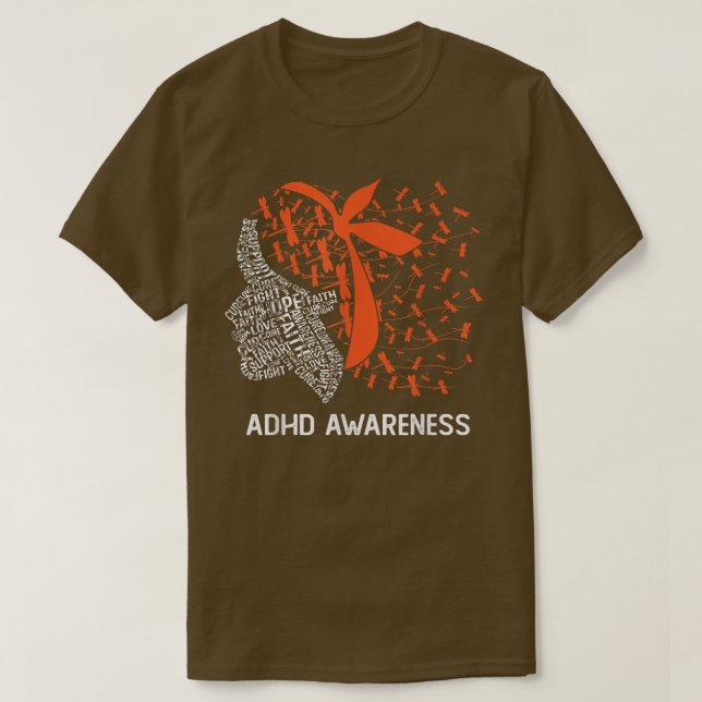 Hope Fight ADHD Awareness  T-Shirt (Design Front)