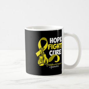 Hope Fight Cure Childhood Cancer Awareness Coffee Mug