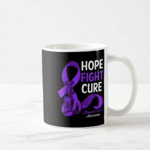 Hope Fight Cure Periwinkle Ribbon Stomach Cancer A Coffee Mug