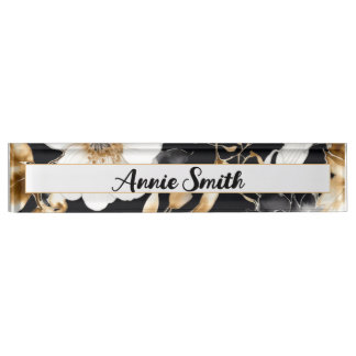 Hope Floral Desk Name Plate (WM1003-DNP)