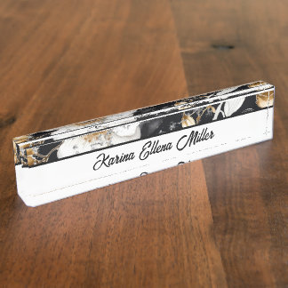 Hope Floral Desk Nameplate 2 1004NP2