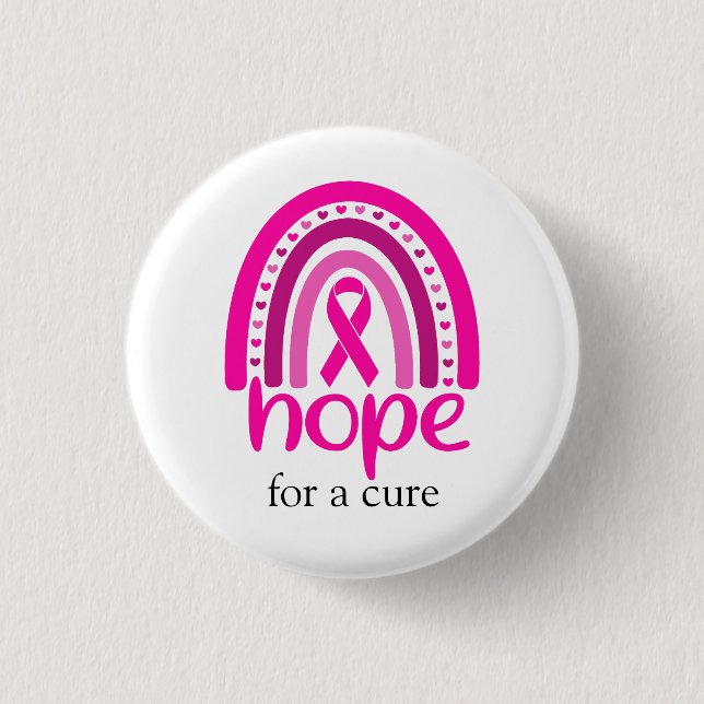 Hope for a Cure 1 Inch Round Button (Front)