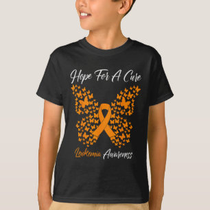 Hope For A Cure Butterfly Leukaemia Blood Cancer A T-Shirt